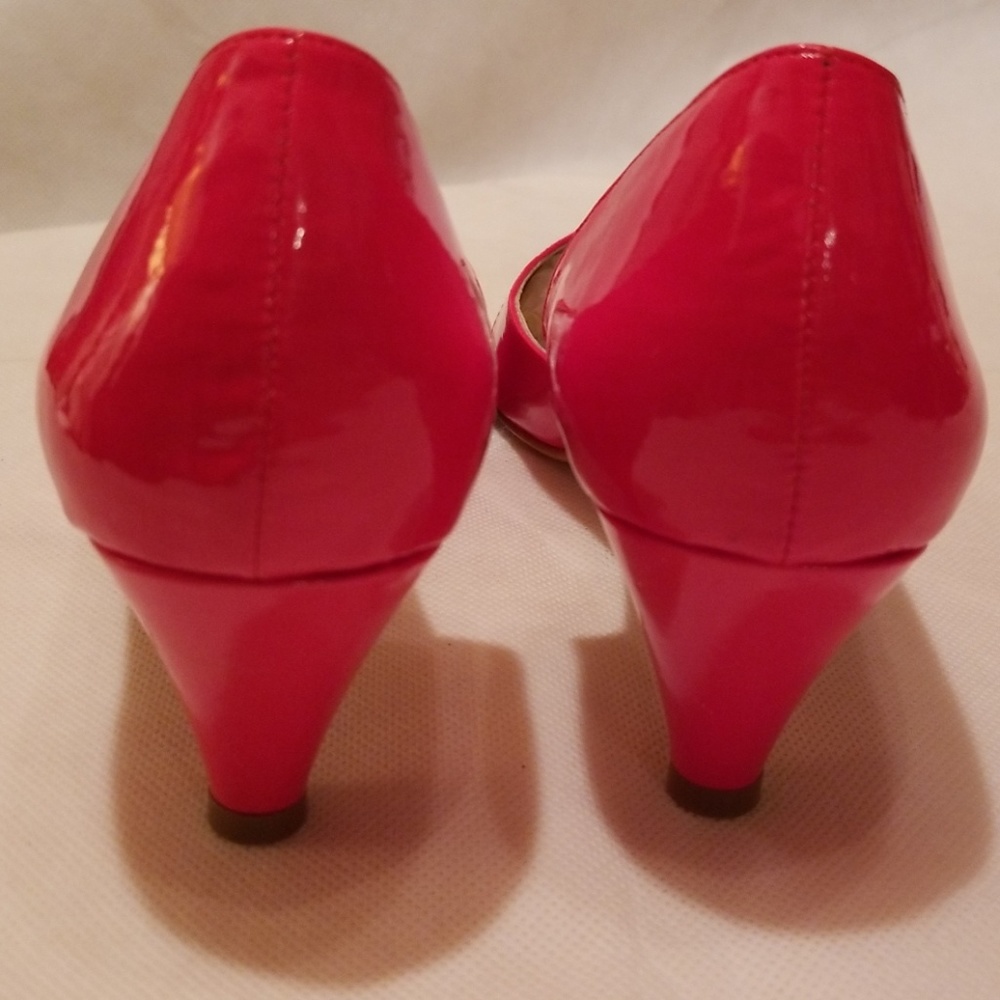 <Bijou New York> Red/Multi Peep Toe Pump - Size 8M - Picture 4 of 8